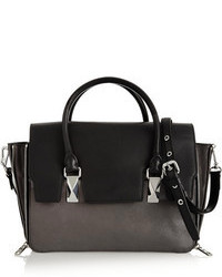 Черная кожаная сумка-саквояж от Karl Lagerfeld