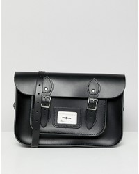 Черная кожаная сумка-саквояж от Leather Satchel Company