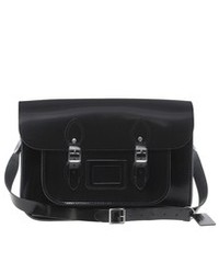 Черная кожаная сумка-саквояж от Leather Satchel Company