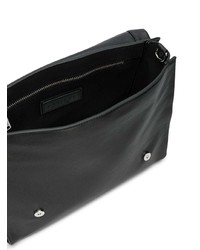 Черная кожаная сумка-саквояж от Orciani