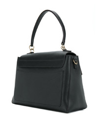 Черная кожаная сумка-саквояж от Chloé