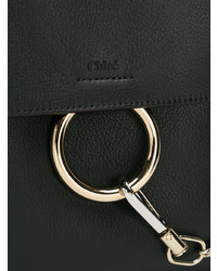 Черная кожаная сумка-саквояж от Chloé