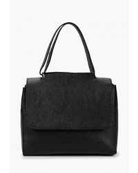 Черная кожаная сумка-саквояж от Roberto Buono