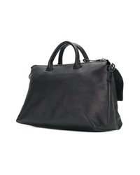 Черная кожаная сумка-саквояж от Marsèll