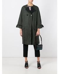 Черная кожаная сумка-саквояж от Marni