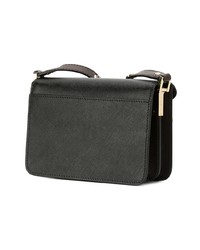 Черная кожаная сумка-саквояж от Marni