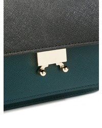 Черная кожаная сумка-саквояж от Marni