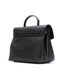 Черная кожаная сумка-саквояж от Visone