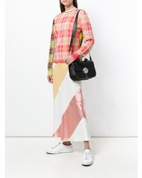 Черная кожаная сумка-саквояж от Marni