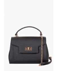 Черная кожаная сумка-саквояж от Vintage