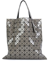 Черная кожаная сумка через плечо с геометрическим рисунком от Bao Bao Issey Miyake