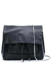 Черная кожаная сумка через плечо от 3.1 Phillip Lim