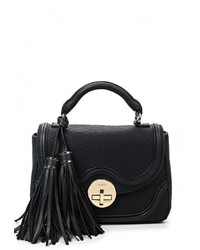 Черная кожаная сумка через плечо от Aldo