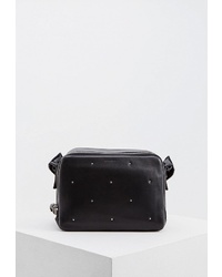 Черная кожаная сумка через плечо от AllSaints