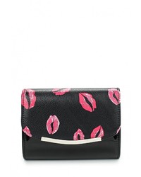 Черная кожаная сумка через плечо от Anna Wolf