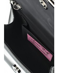 Черная кожаная сумка через плечо от Anna Wolf