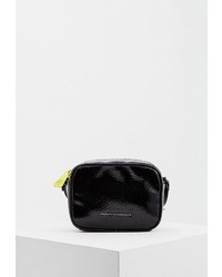 Черная кожаная сумка через плечо от Armani Exchange