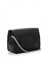 Черная кожаная сумка через плечо от Bata