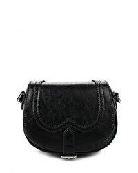 Черная кожаная сумка через плечо от Bata