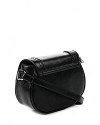 Черная кожаная сумка через плечо от Bata