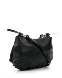 Черная кожаная сумка через плечо от Bata