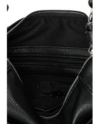 Черная кожаная сумка через плечо от Bata