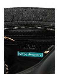 Черная кожаная сумка через плечо от Befree