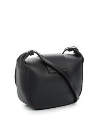 Черная кожаная сумка через плечо от Befree