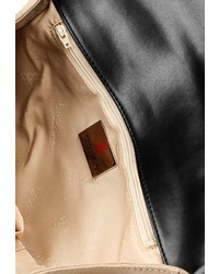 Черная кожаная сумка через плечо от Braccialini