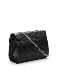 Черная кожаная сумка через плечо от Braccialini