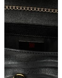 Черная кожаная сумка через плечо от Braccialini