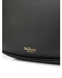 Черная кожаная сумка через плечо от Mulberry