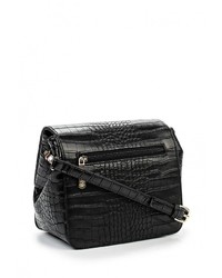 Черная кожаная сумка через плечо от Calipso