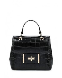 Черная кожаная сумка через плечо от Calipso