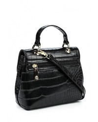 Черная кожаная сумка через плечо от Calipso