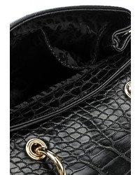 Черная кожаная сумка через плечо от Calipso