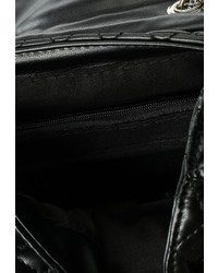 Черная кожаная сумка через плечо от Diva