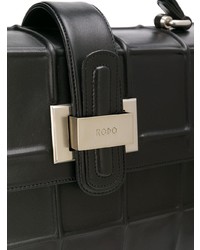 Черная кожаная сумка через плечо от Rodo