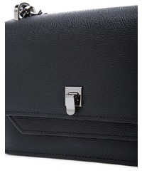 Черная кожаная сумка через плечо от Valextra