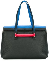 Черная кожаная сумка через плечо от Furla