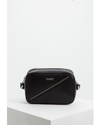 Черная кожаная сумка через плечо от Hugo Hugo Boss