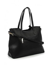 Черная кожаная сумка через плечо от Johnny