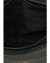 Черная кожаная сумка через плечо от Johnny