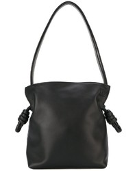 Черная кожаная сумка через плечо от Loewe