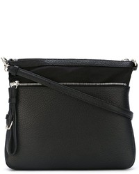 Черная кожаная сумка через плечо от Maison Margiela