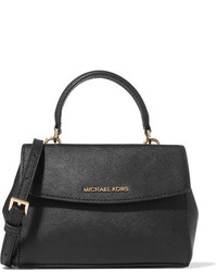 Черная кожаная сумка через плечо от MICHAEL Michael Kors