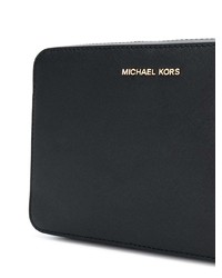 Черная кожаная сумка через плечо от MICHAEL Michael Kors