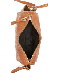 Черная кожаная сумка через плечо от Monserat De Lucca