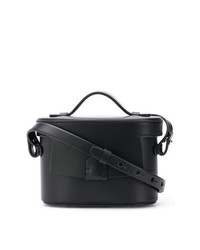 Черная кожаная сумка через плечо от Nico Giani