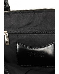 Черная кожаная сумка через плечо от Paolo